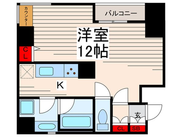 ｳﾞｨﾗﾛｲﾔﾙ ﾐｯﾄﾞｽｸｴｱ 人形町の物件間取画像